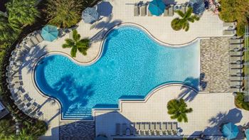 Resort-style pool with sun deck